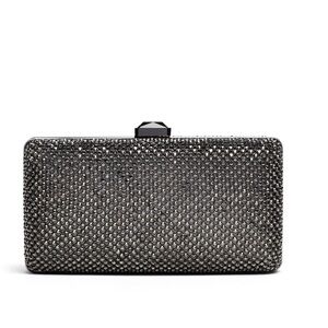 Sondra Roberts Rhinestone Box Clutch